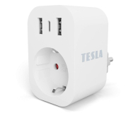 TESLA Inteligentne gniazdko SP300 2x USB-A 1x USB-C TSL-SPL-SP300-3USB - 1263748 - zdjęcie 1